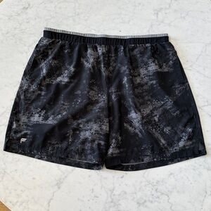 Fabletics Men’s Athletic Shorts XL Black Gray Training Gym Workout